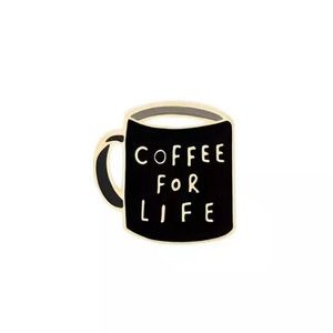 Coffee brooch jewelry gift
